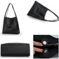 ⏰Last Day Promotion 49% OFF⏰Solid color simple genuine leather shoulder bag
