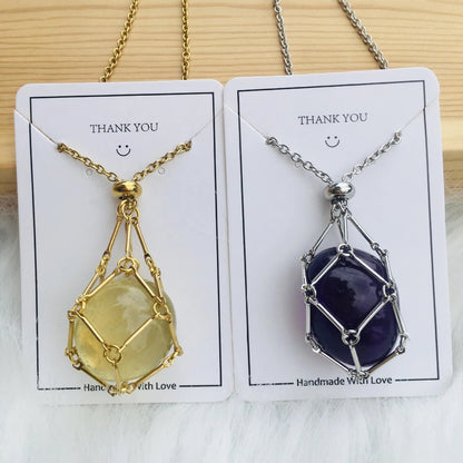 2024 Crystal Stone Holder Necklace - Free (Crystal) Gift Included🎁