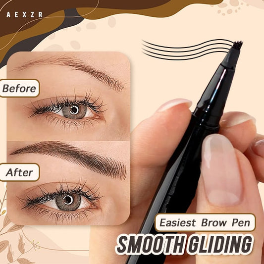 🎁High Quality Realistic Hair Stroke 4-tip Brow Pen🔥BUY 1 FREE 1