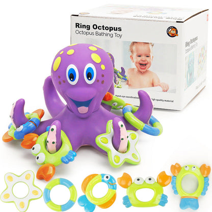 Children's Educational Bathing Octopus