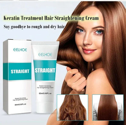 ✨ Silk and Keratin Treatment Hair Straightening Cream