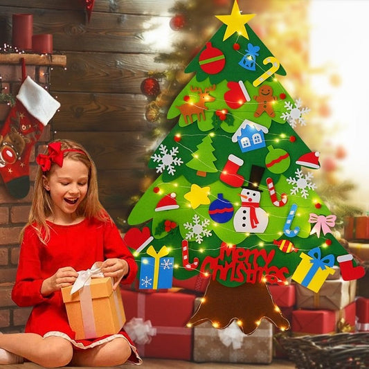 🎄Christmas Promotion 49% OFF🎁DIY Felt Christmas Tree Set-BUY 2 FREE SHIPPING